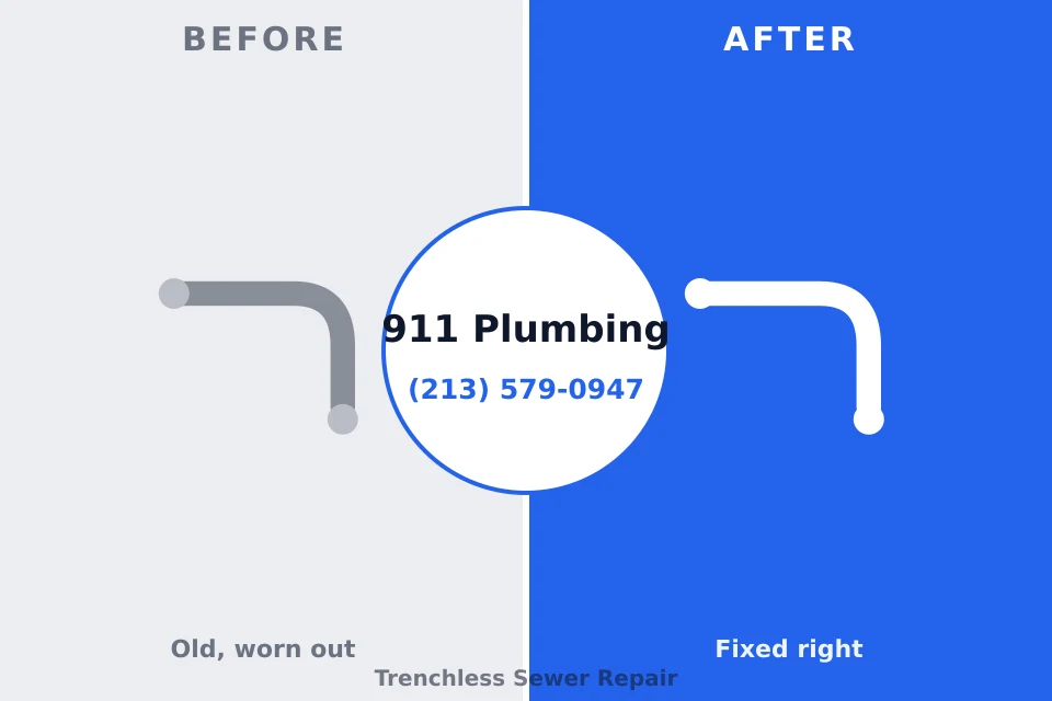 Before and after: plumbing company Navesink, NJ